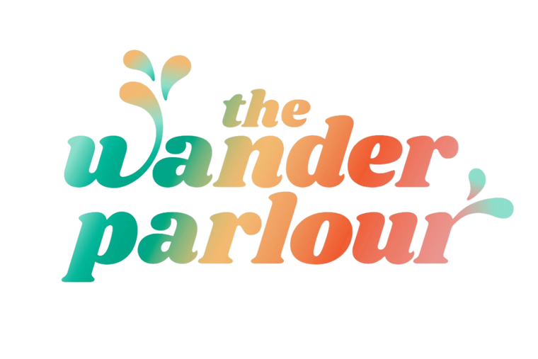 The Wander Parlour Clean Beauty and Holistic Lifestyle Brand Main Logo design