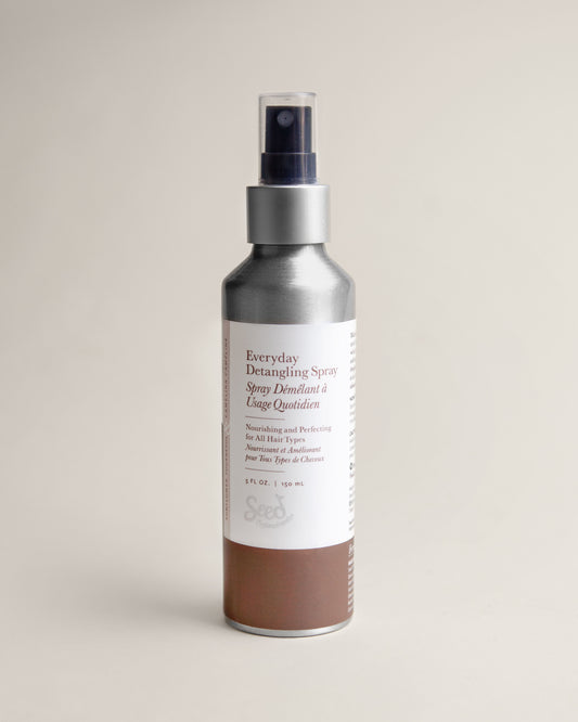 Plant-Based Everyday Detangling Spray - The Wander Parlour Seed Phytonutrients Styling
