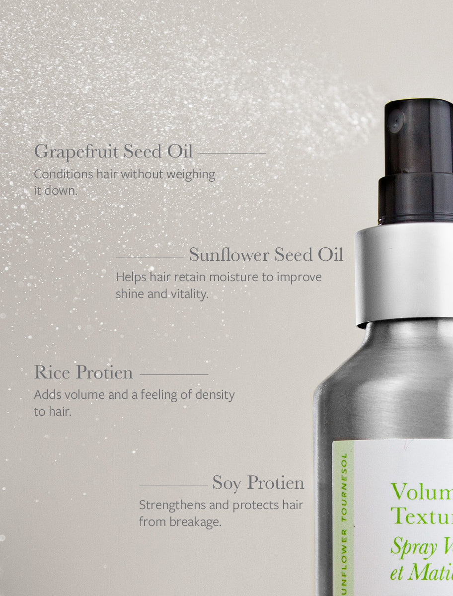 Plant-Based Volume Texture Spray - The Wander Parlour Seed Phytonutrients Styling